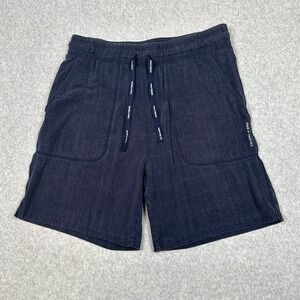 Pair of Thieves Shorts Mens S Blue 6" Pockets Super Soft Lounge Drawstring Sweat